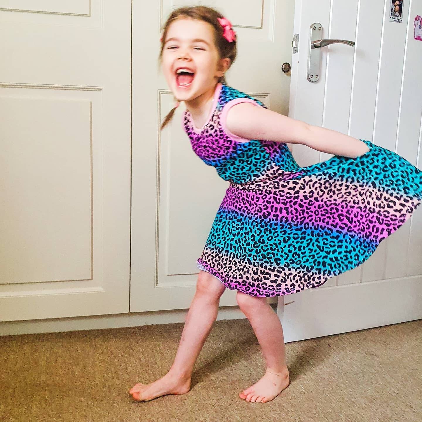 Girl's Twirly Dress with Pockets Full skirt Circle dress Etsy