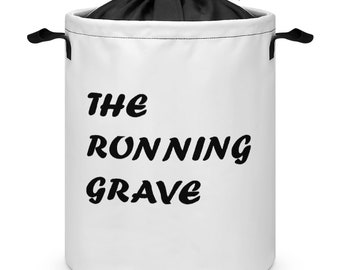The Running Grave Drawstring collapsible Laundry Basket