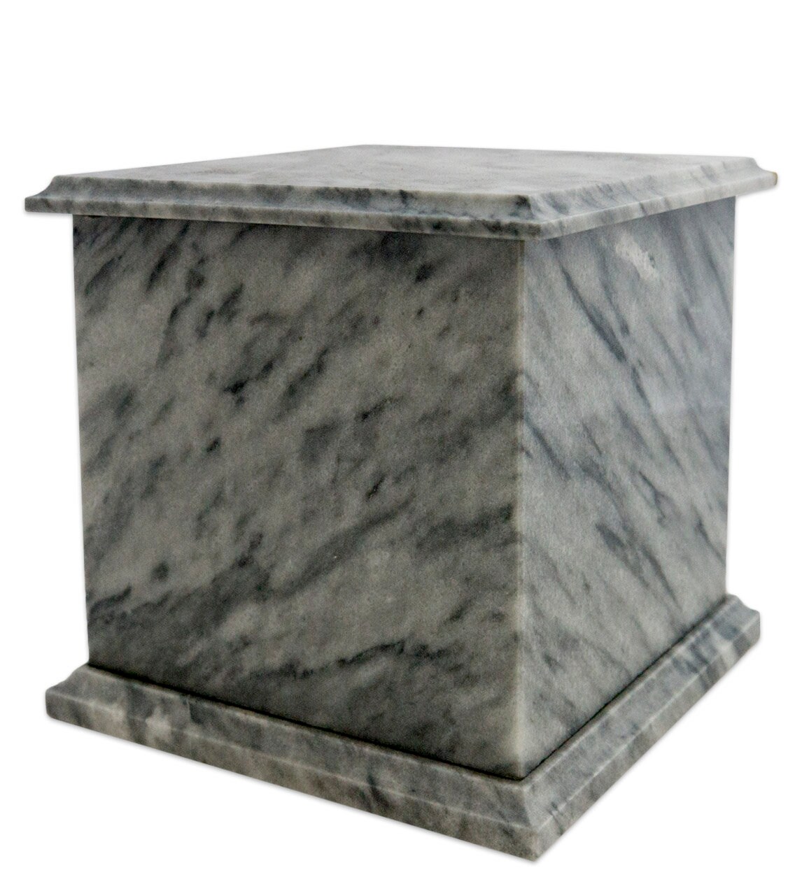 Modern Grey Marble Box Cremation Urn for Ashes full Size / Adult Etsy