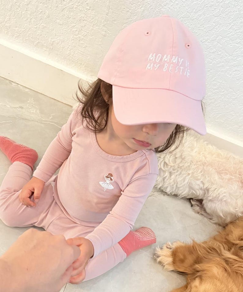 Gorra de béisbol infantil personalizada bordada: Hermano mayor, Hermana mayor, Nombre personalizado imagen 6
