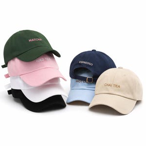 Custom Embroidered Cotton Caps