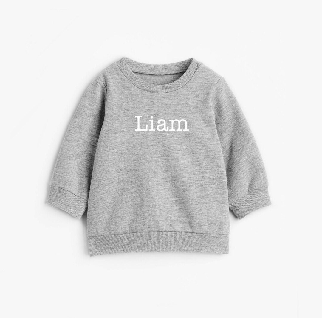Personalized Embroidered Crewneck // Embroidered Sweatshirt // Baby