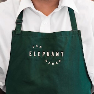 Custom Embroidered Apron: Personalized Chef, Baker, Barista Gift