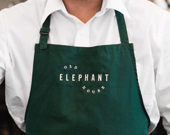 Grembiule personalizzato ricamato: regalo personalizzato per chef, panettieri e baristi.