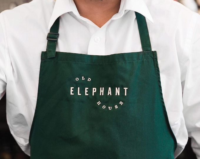 Custom Embroidered Apron: Personalized Chef, Baker, Barista Gift
