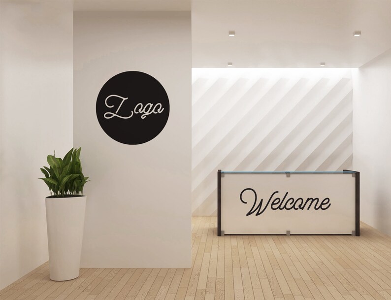 Custom Wall Decal // Office Sticker Vinyl // Personalized Etsy