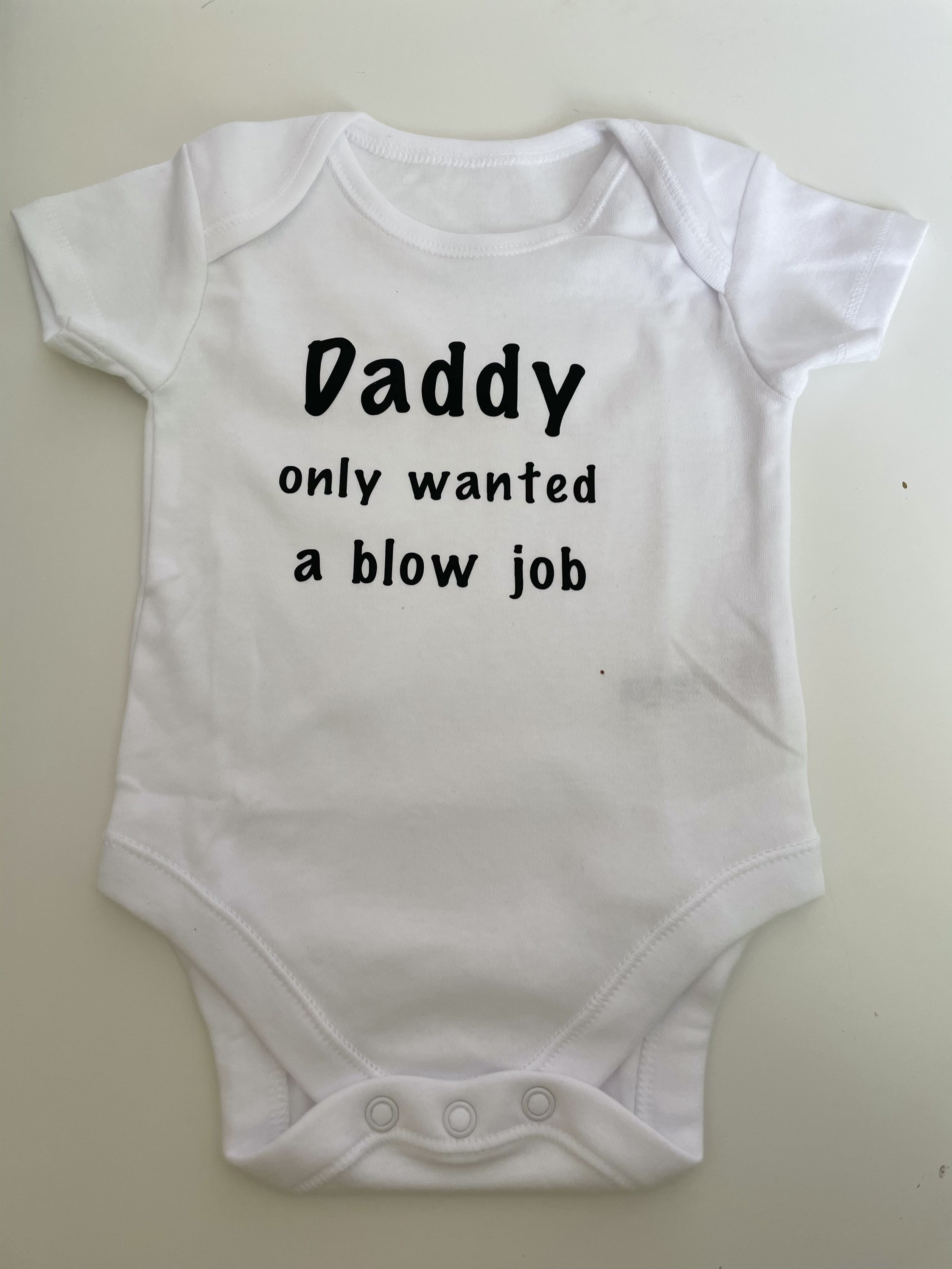 Rude funny humourous baby vest. Newborn baby shower gift. New Etsy