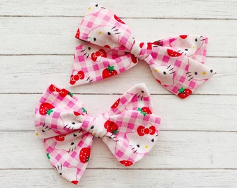 Hello Kitty Bow Etsy