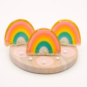 Rainbow | Hair Clip | Pin | Brooch | Alligator clip | Hair accessories