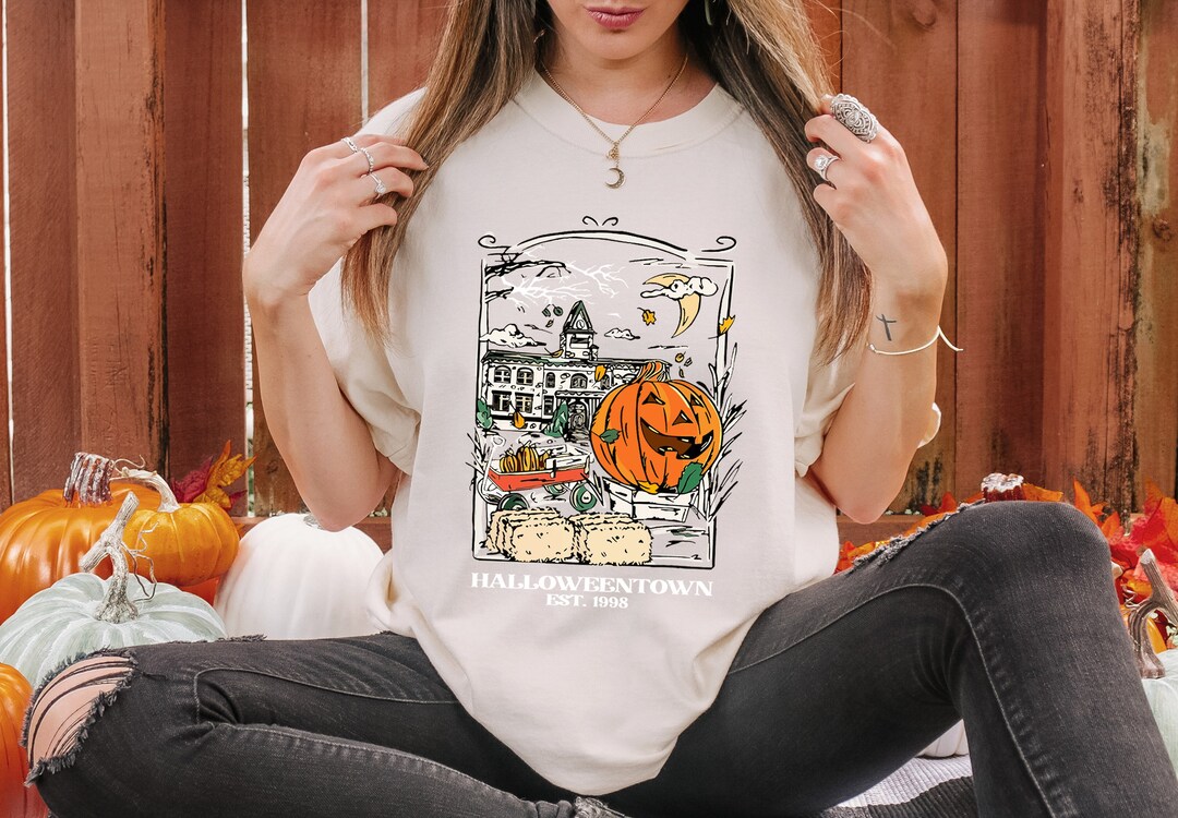 Halloweentown Shirt Comfort Colors Halloween Town Tshirt, Halloweentown