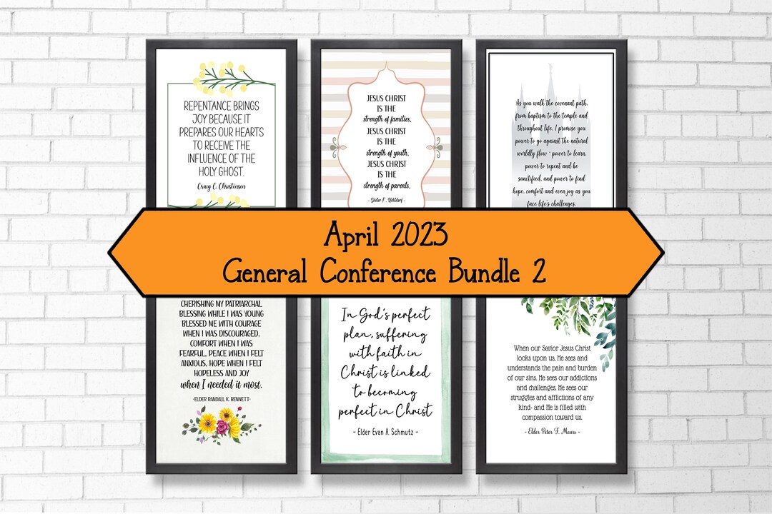 LDS General Conference April 2023 Digital Quote Bundle 2 LDS General