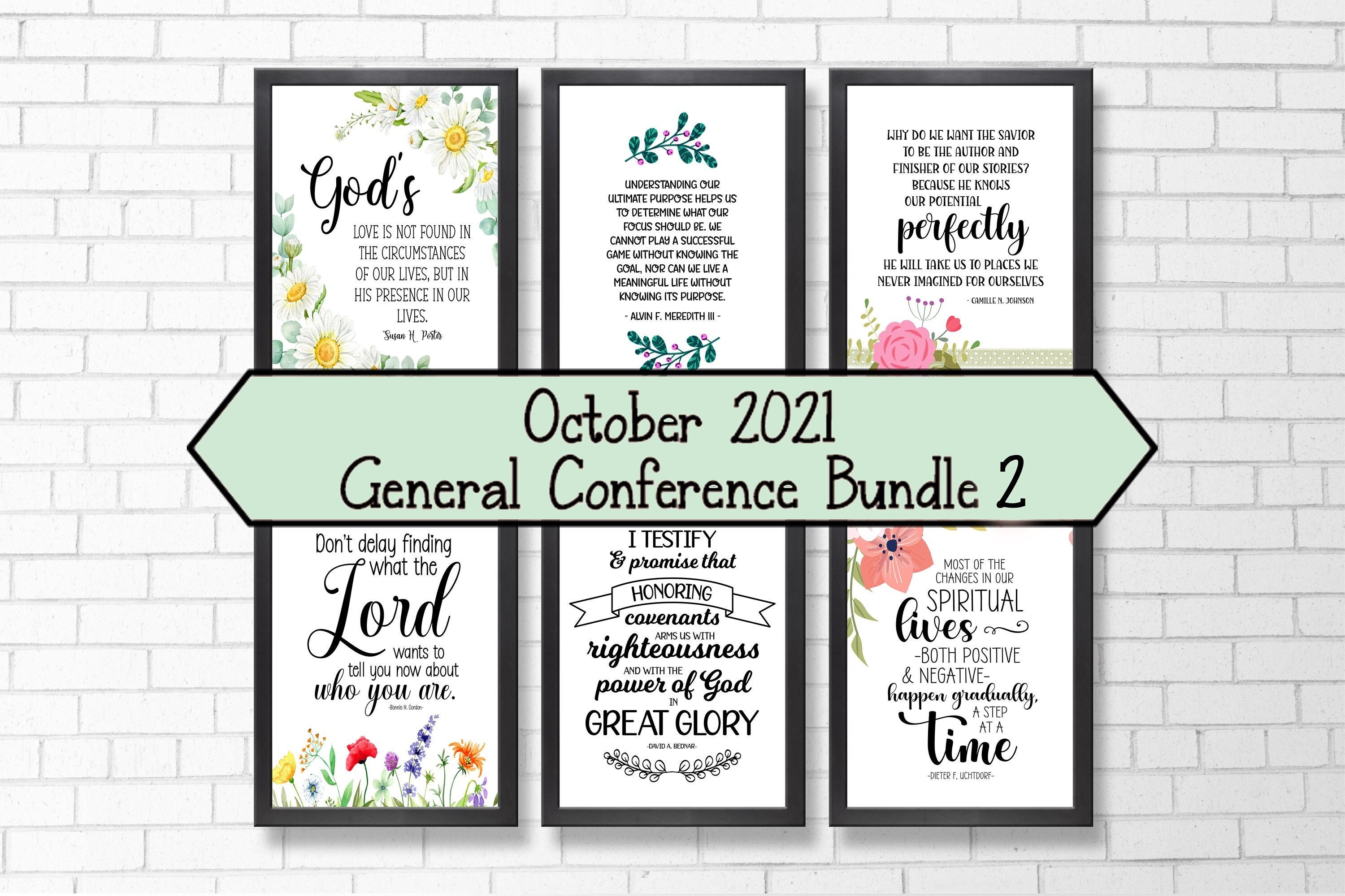 LDS General Conference October 2021 Digital Quote Bundle 2 LDS General