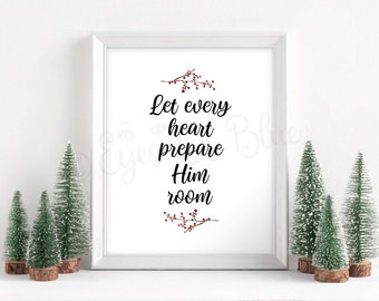 Christmas Printable: Joy To The World Quote (Digital Download)