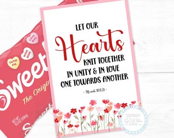 Corazones unidos: Imprimible para el Día de San Valentín (Descarga digital)