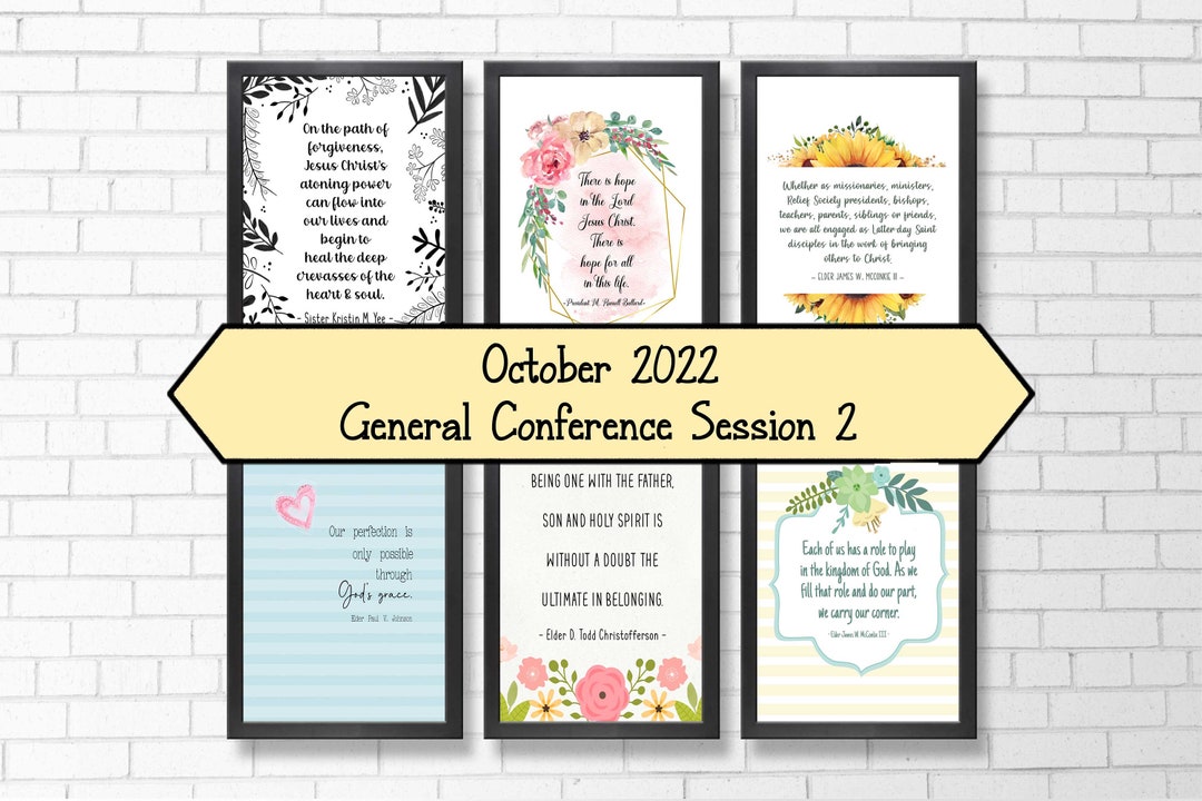 LDS General Conference October 2022 Digital Quote Bundle 2 LDS General