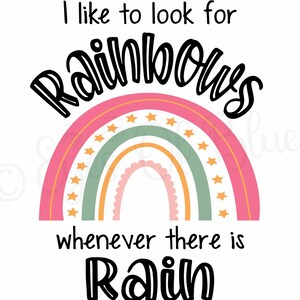Look for Rainbows | Printable Nursery Decor | Printable Kids Decor ...