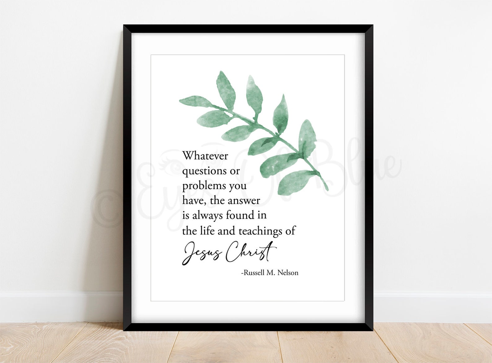 His Life and Teachings Russell M. Nelson Quote April 2023 General Conference Printable LDS ...