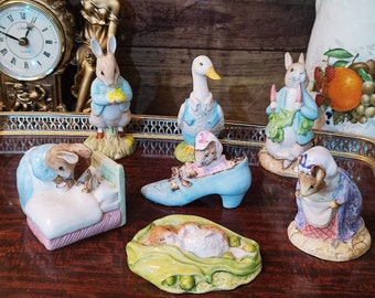 Selection - Royal Albert - Beatrix Potter Figurines Vintage