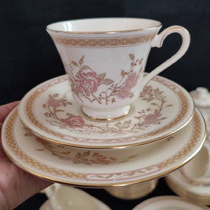 Royal Doulton lisette Dinner & Tea Set 58pcs Fine - Etsy