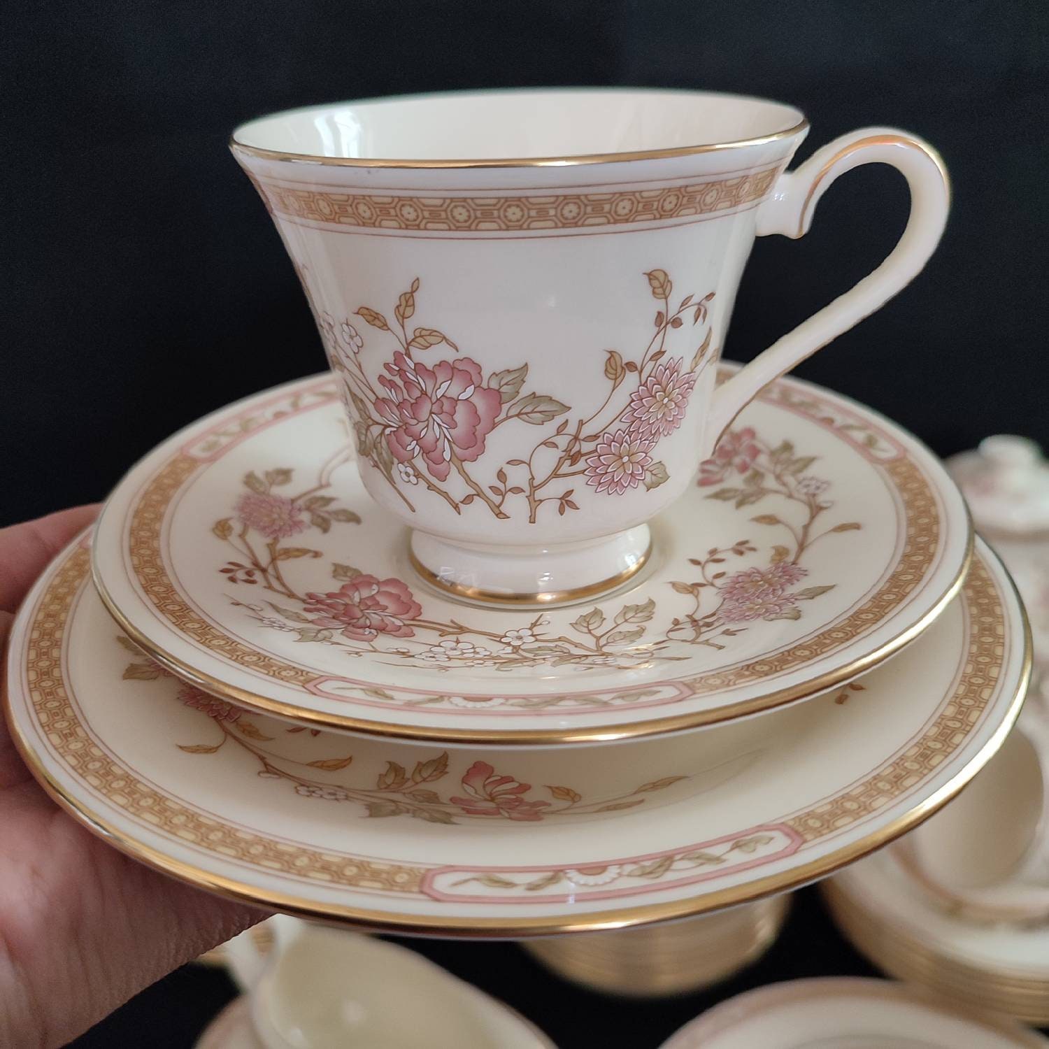 Royal Doulton lisette Dinner & Tea Set 58pcs Fine Etsy