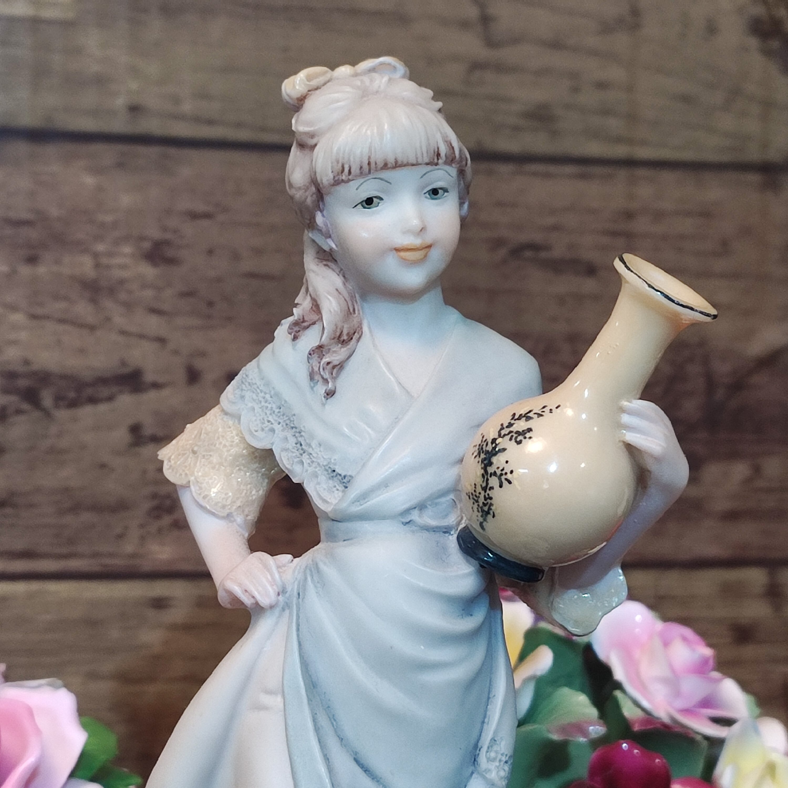Vintage Capodimonte Figurine Signed by A.balcari Stunning Etsy
