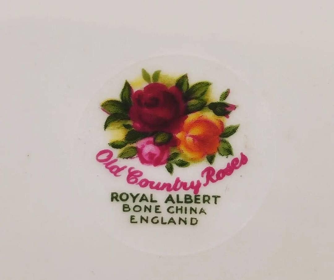 Vintage Royal Albert Old Country Rose Teaset 22pcs Rare Made in England