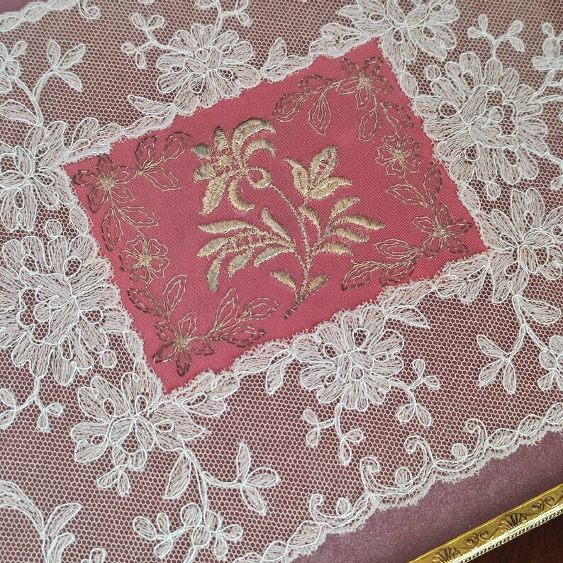 Rare Vintage Vanity Dressing Table Tray Lace Brass Glass in Etsy