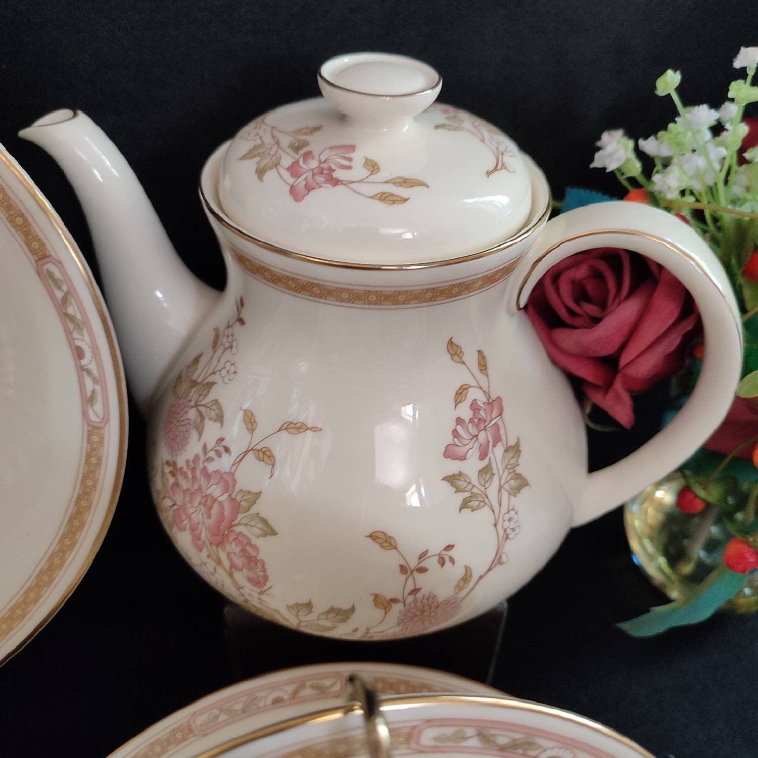 Royal Doulton lisette Dinner & Tea Set 58pcs Fine Etsy