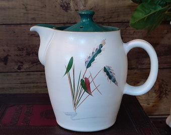 Vintage - Denby "Greenwheat" Coffee Pot Stoneware