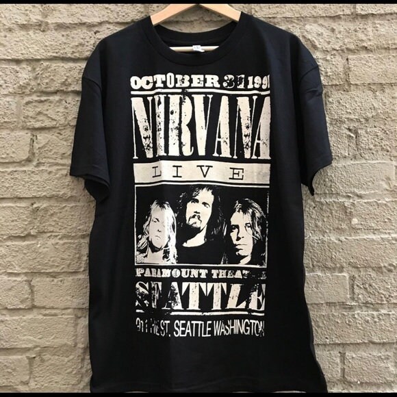 Discover Nirvana Seattle Konzert T Shirt