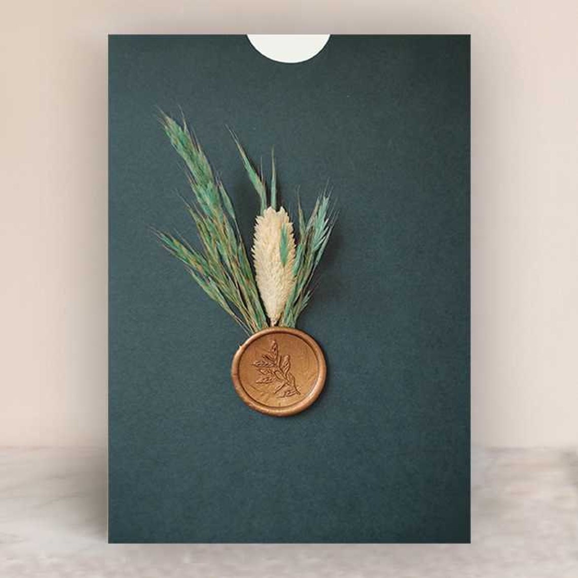 Luxury Wedding Invitation with Dried Flowers 11 Colour Etsy