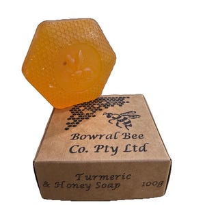 Turmeric & Honey Soap - 100g Vegan Friendly