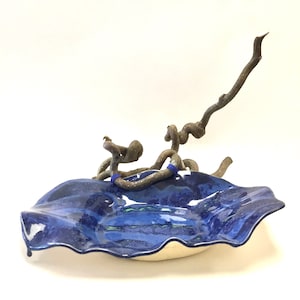 Hand built pottery centerpiece