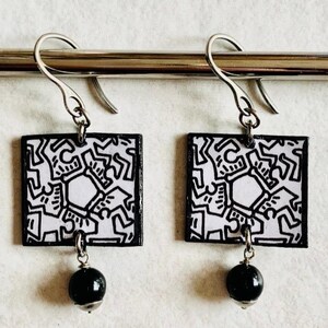 Statement 80s Keith Haring Style Eco-friendly Unisex Gift Pop