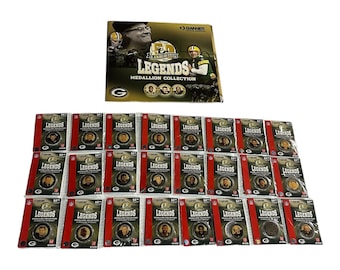 Green Bay Packers Legend Medallion Collection 1957-2007 Complete Coins Sealed