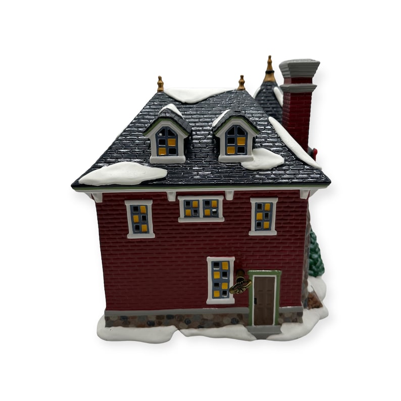 Dept 56 Snow Village 2002 1224 Kissing Claus Lane Motion Musical Lighted WORKS image 5