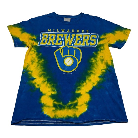 Vintage Milwaukee Brewers T-Shirt Adult Size M Tie