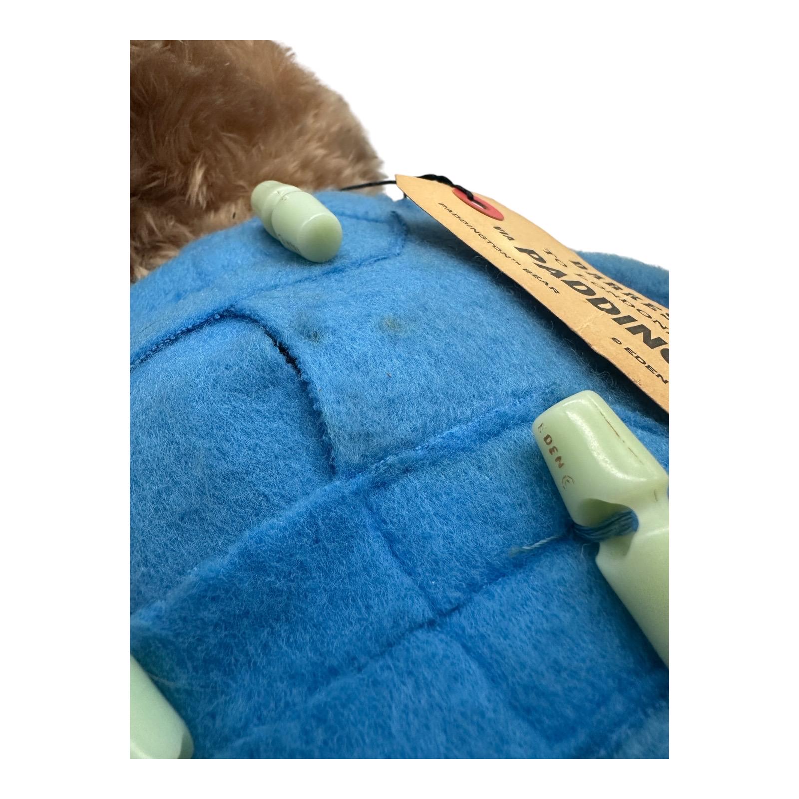 Vintage 1975 Eden Paddington Bear Darkest Peru to London England