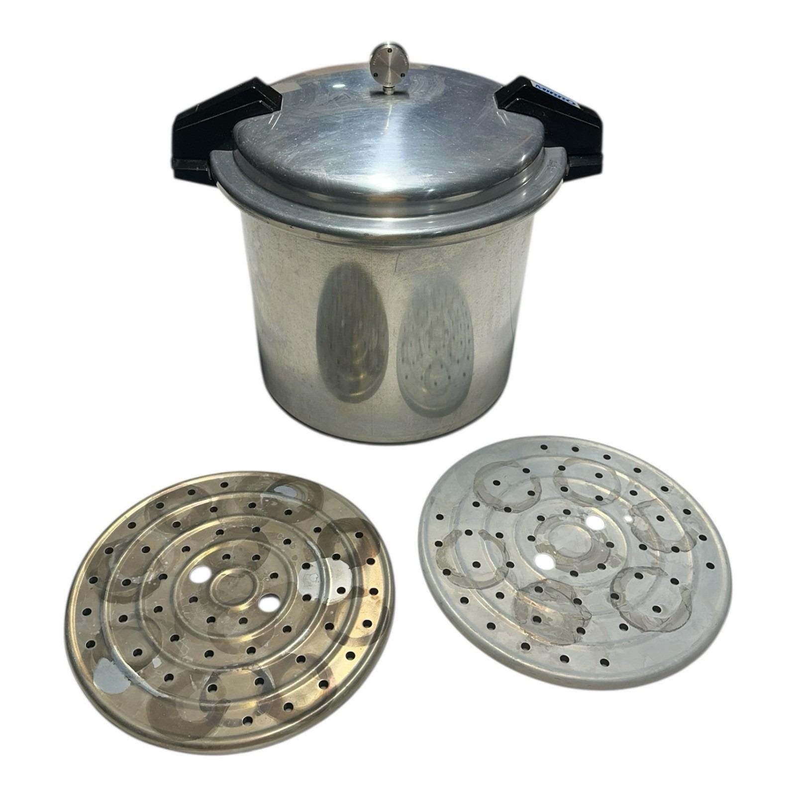 Vintage Mirro M-0522-11 22 Qt Pressure Cooker Canner USA Made W