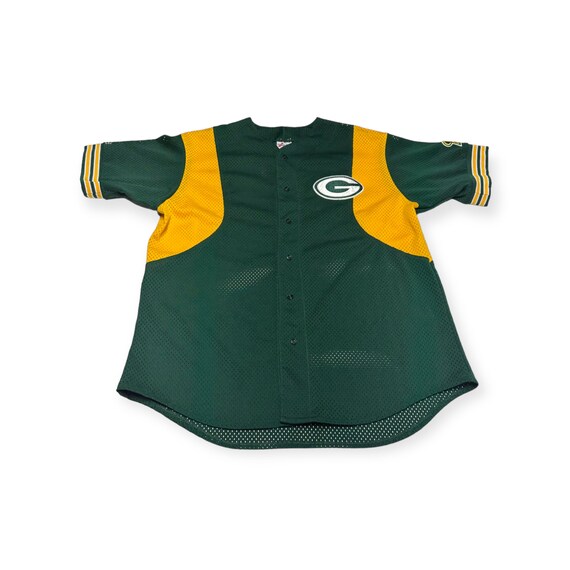 VTG 90s Majestic Green Bay Packers NFL Football Baseball Jersey Usa Made Size XL Etsy Canada