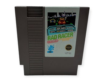 Rad Racer (Nintendo NES) Authentic Game Cartridge - Tested & Working