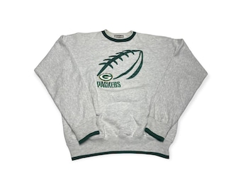 VTG 90s Legends Green Bay Packers NFL Crewneck Sweatshirt Size XL - Fits Small