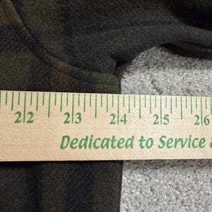 Vintage Pendleton Wool Shirt Jacket Men Sz L Green Plaid Long Sleeve Heavyweight image 9