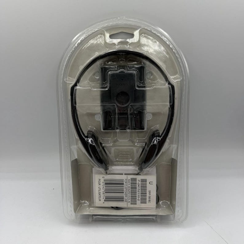 Sony SRF-56 Walkman Portable FM Stereo Radio w/ Belt Clip & Headphones - SEALED bild 2