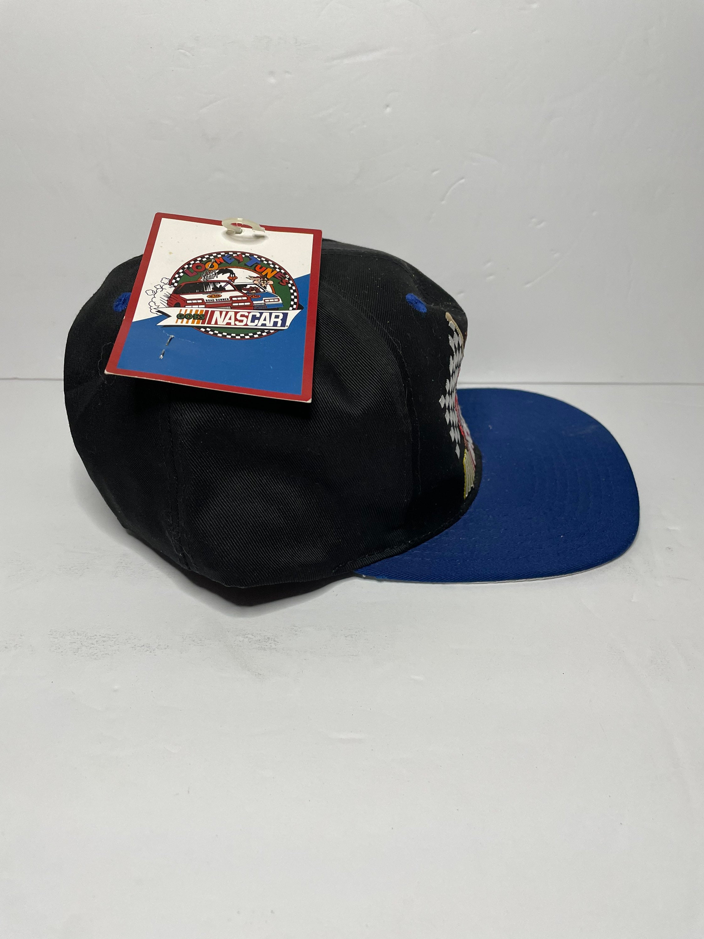 VTG 90s NASCAR Team Taz Snapback Racing Hat Cap Looney Tunes | Etsy