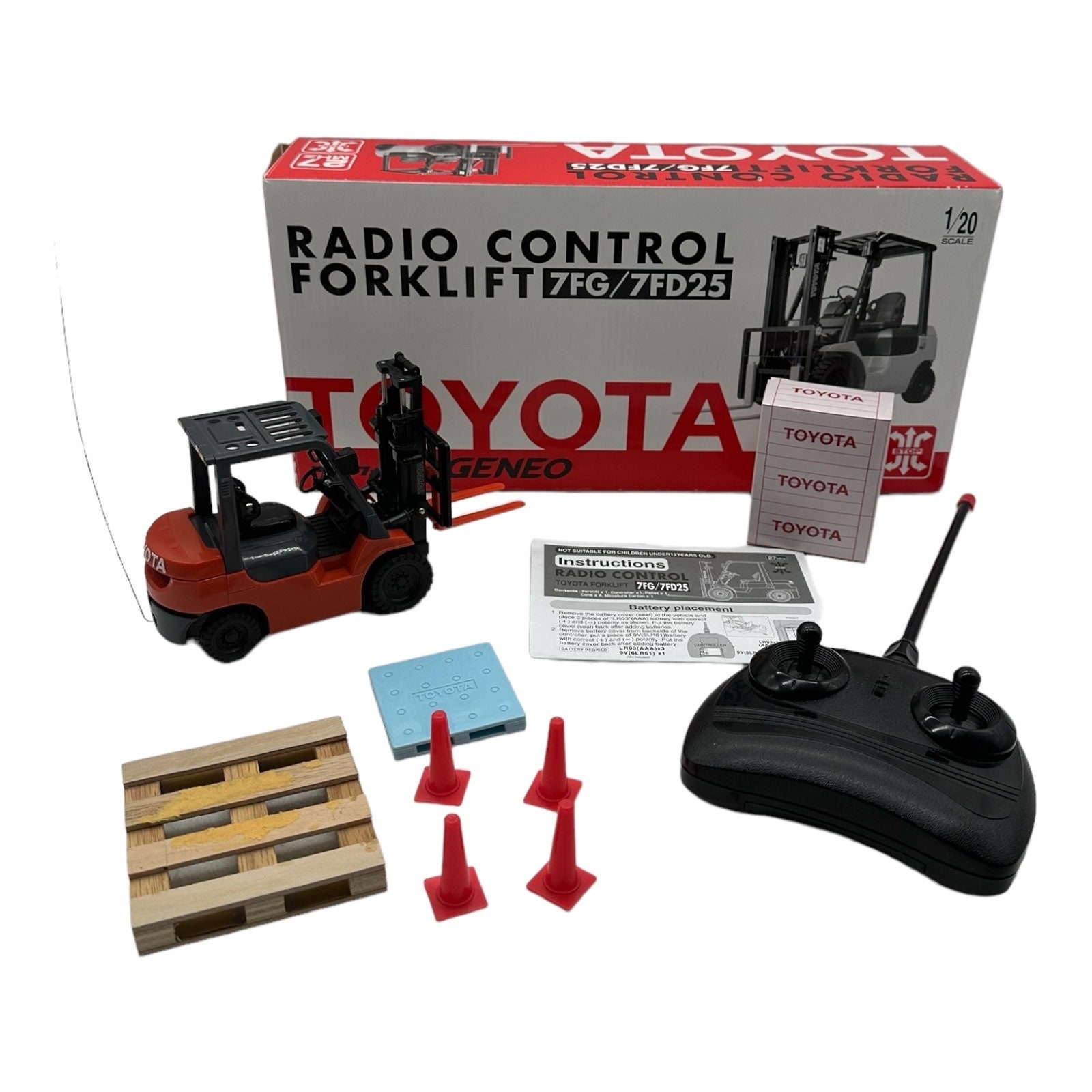 Toyota Forklift RC Radio Controlled - 7FG / 7FD25 1/20 Scale