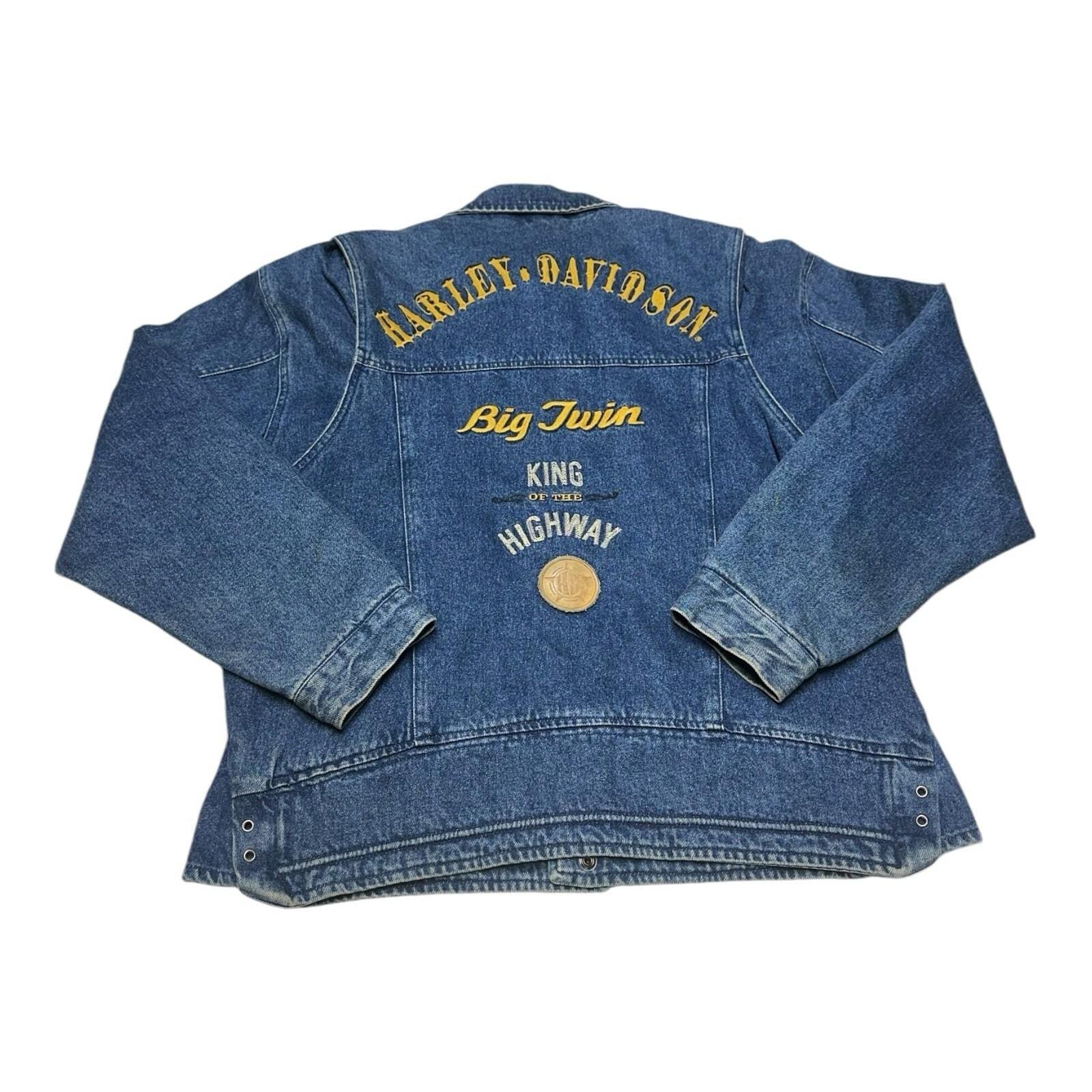 Harley Denim Jacket - Etsy