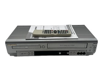Sylvania DVD VCR Combo Unit 4 VHS Player SRD3900 w/Remote & Manual - Tested