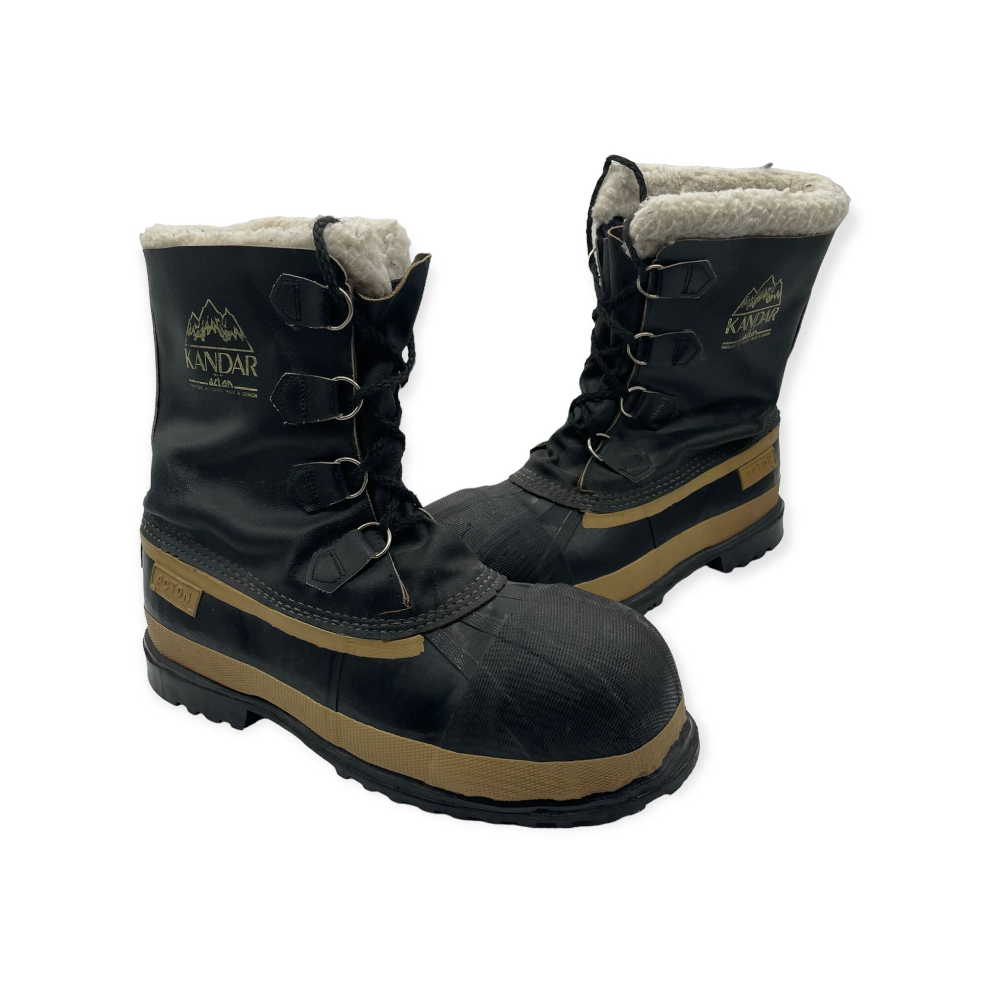 VTG Acton Canada Mens Kandar Lace up Steel Toe Insulated Work - Etsy
