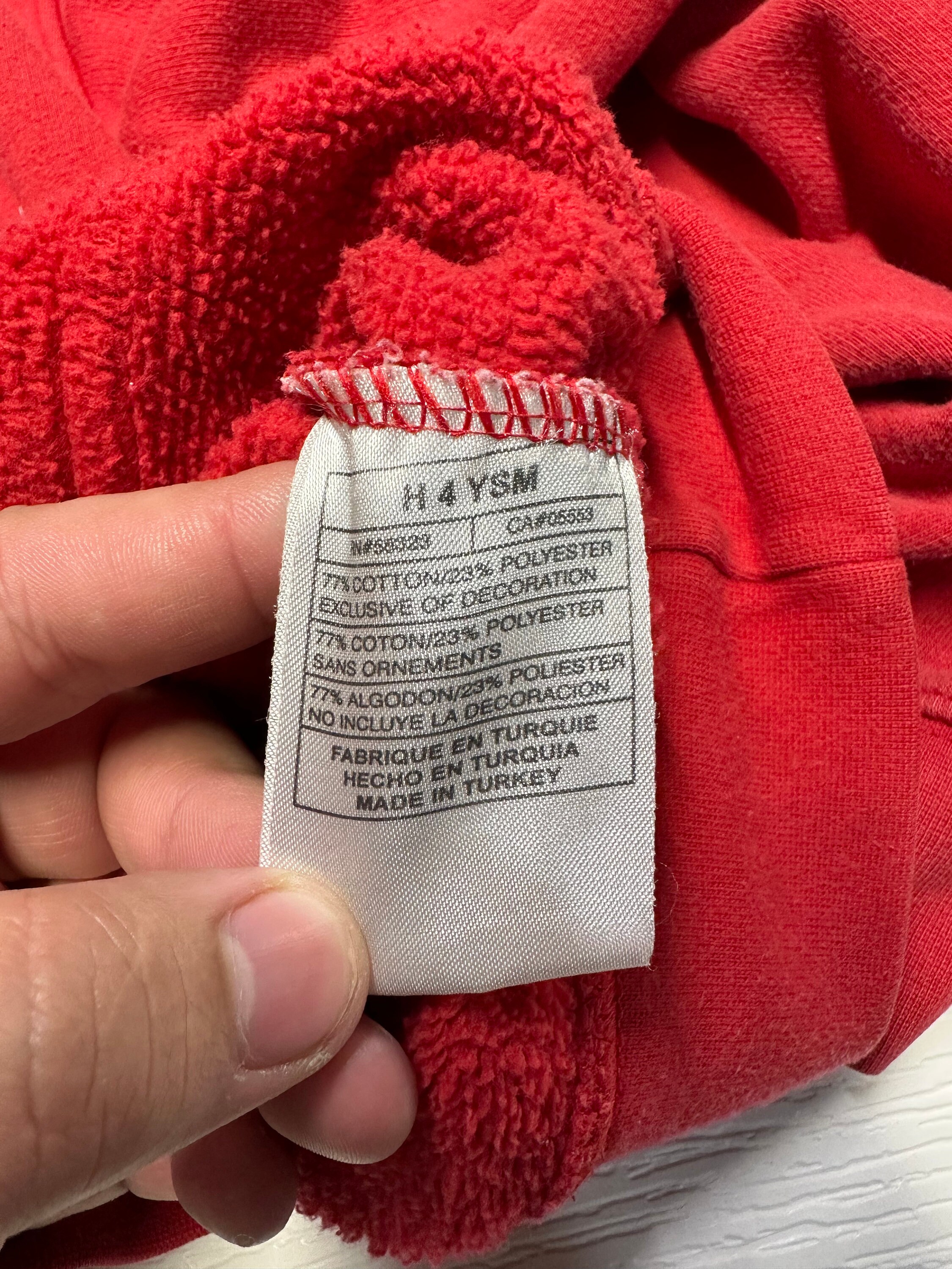 VTG 90s 00s Nike Basketball Red Center Swoosh Hoodie